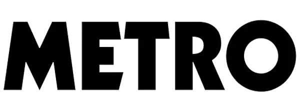 metro logo on a transparent background